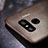 Hard Rigid Plastic Leather Snap On Case Cover for LG G6 Brown