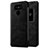 Hard Rigid Plastic Leather Snap On Case for LG G6 Black