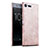 Hard Rigid Plastic Leather Snap On Case for Sony Xperia XZ Premium Rose Gold