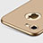 Hard Rigid Plastic Matte Finish Back Cover with Finger Ring Stand for Apple iPhone 8 Gold