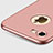 Hard Rigid Plastic Matte Finish Back Cover with Finger Ring Stand for Apple iPhone SE (2020) Pink