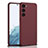 Hard Rigid Plastic Matte Finish Case Back Cover AC1 for Samsung Galaxy S21 Plus 5G Red