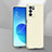 Hard Rigid Plastic Matte Finish Case Back Cover for Oppo Reno6 5G White