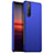 Hard Rigid Plastic Matte Finish Case Back Cover for Sony Xperia 5 III Blue