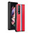 Hard Rigid Plastic Matte Finish Case Back Cover H01 for Samsung Galaxy Z Fold3 5G Red