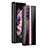 Hard Rigid Plastic Matte Finish Case Back Cover H01 for Samsung Galaxy Z Fold4 5G Black