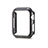 Hard Rigid Plastic Matte Finish Case Back Cover M01 for Apple iWatch 5 40mm Black