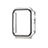 Hard Rigid Plastic Matte Finish Case Back Cover M01 for Apple iWatch 5 40mm Silver