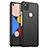 Hard Rigid Plastic Matte Finish Case Back Cover M01 for Google Pixel 4a Black