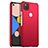 Hard Rigid Plastic Matte Finish Case Back Cover M01 for Google Pixel 4a Red
