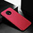 Hard Rigid Plastic Matte Finish Case Back Cover M01 for OnePlus 7T Red