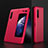 Hard Rigid Plastic Matte Finish Case Back Cover M01 for Samsung Galaxy Fold Red