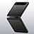 Hard Rigid Plastic Matte Finish Case Back Cover M01 for Samsung Galaxy Z Flip 5G Black