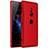Hard Rigid Plastic Matte Finish Case Back Cover M01 for Sony Xperia XZ2 Red