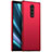 Hard Rigid Plastic Matte Finish Case Back Cover M01 for Sony Xperia XZ4 Red
