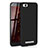 Hard Rigid Plastic Matte Finish Case Back Cover M01 for Xiaomi Mi 4i Black