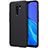 Hard Rigid Plastic Matte Finish Case Back Cover M01 for Xiaomi Redmi 9 Black