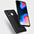 Hard Rigid Plastic Matte Finish Case Back Cover M02 for Samsung Galaxy A8s SM-G8870 Black