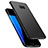 Hard Rigid Plastic Matte Finish Case Back Cover M02 for Samsung Galaxy S7 Edge G935F Black