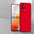 Hard Rigid Plastic Matte Finish Case Back Cover M02 for Vivo iQOO 8 Pro 5G Red