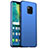 Hard Rigid Plastic Matte Finish Case Back Cover M05 for Huawei Mate 20 Pro Blue