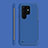 Hard Rigid Plastic Matte Finish Case Back Cover M06 for Samsung Galaxy S22 Ultra 5G Blue