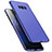 Hard Rigid Plastic Matte Finish Case Back Cover M17 for Samsung Galaxy S8 Blue