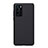 Hard Rigid Plastic Matte Finish Case Back Cover P01 for Huawei P40 Black