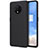 Hard Rigid Plastic Matte Finish Case Back Cover P01 for OnePlus 7T Black