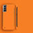 Hard Rigid Plastic Matte Finish Case Back Cover P01 for Samsung Galaxy S21 Plus 5G Orange
