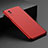 Hard Rigid Plastic Matte Finish Case Back Cover P01 for Xiaomi Redmi 9i Red