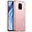 Hard Rigid Plastic Matte Finish Case Back Cover P01 for Xiaomi Redmi Note 9 Pro Max Rose Gold