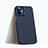 Hard Rigid Plastic Matte Finish Case Back Cover P02 for Apple iPhone 12 Mini Blue