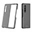 Hard Rigid Plastic Matte Finish Case Back Cover P03 for Samsung Galaxy Z Fold3 5G Gray