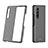 Hard Rigid Plastic Matte Finish Case Back Cover P03 for Samsung Galaxy Z Fold4 5G Gray