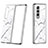 Hard Rigid Plastic Matte Finish Case Back Cover P08 for Samsung Galaxy Z Fold3 5G White