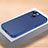 Hard Rigid Plastic Matte Finish Case Back Cover QC1 for Apple iPhone 14 Blue