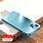 Hard Rigid Plastic Matte Finish Case Back Cover R01 for Apple iPhone 13 Mini Cyan