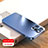 Hard Rigid Plastic Matte Finish Case Back Cover R01 for Apple iPhone 13 Pro Blue
