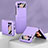 Hard Rigid Plastic Matte Finish Case Back Cover R01 for Samsung Galaxy Z Flip3 5G Purple