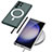 Hard Rigid Plastic Matte Finish Case Back Cover with Mag-Safe Magnetic AC1 for Samsung Galaxy S22 Ultra 5G