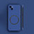 Hard Rigid Plastic Matte Finish Case Back Cover with Mag-Safe Magnetic for Apple iPhone 14 Blue