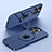 Hard Rigid Plastic Matte Finish Case Back Cover with Mag-Safe Magnetic JB1 for Apple iPhone 13 Pro Blue