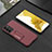 Hard Rigid Plastic Matte Finish Case Back Cover with Stand AC1 for Samsung Galaxy S21 Plus 5G