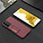Hard Rigid Plastic Matte Finish Case Back Cover with Stand AC1 for Samsung Galaxy S23 5G