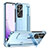 Hard Rigid Plastic Matte Finish Case Back Cover with Stand ZL1 for Samsung Galaxy S23 Plus 5G