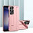 Hard Rigid Plastic Matte Finish Case Back Cover with Stand ZL1 for Samsung Galaxy S23 Ultra 5G