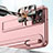 Hard Rigid Plastic Matte Finish Case Back Cover with Stand ZL3 for Samsung Galaxy S22 Ultra 5G