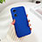 Hard Rigid Plastic Matte Finish Case Back Cover YK1 for Oppo A58 5G Blue