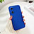 Hard Rigid Plastic Matte Finish Case Back Cover YK1 for Oppo A97 5G Blue